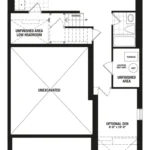 Alton Village Burlington West - Wheaton Basement Floor Plan