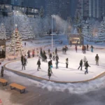 Festival Condos Vaughan-Winter-Wonderland-Sunken-Plaza