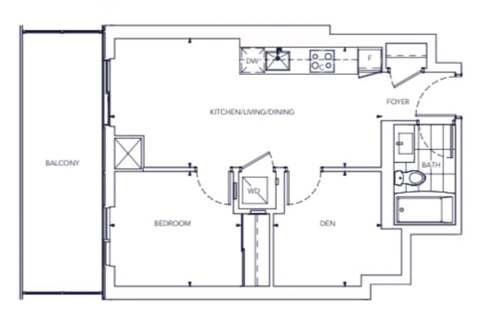 Festival Condos Vaughan Pre-Construction Assignment Sale Floor Plan