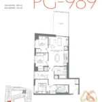 M6 Condo M City pg-989 floor plan