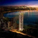 waters edge condos areal view new Toronto Skylne