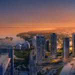 waters edge condos areal view new Toronto Skylne 1