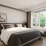 Wallaceton Urban Townhomes Townhouses model bedroom render