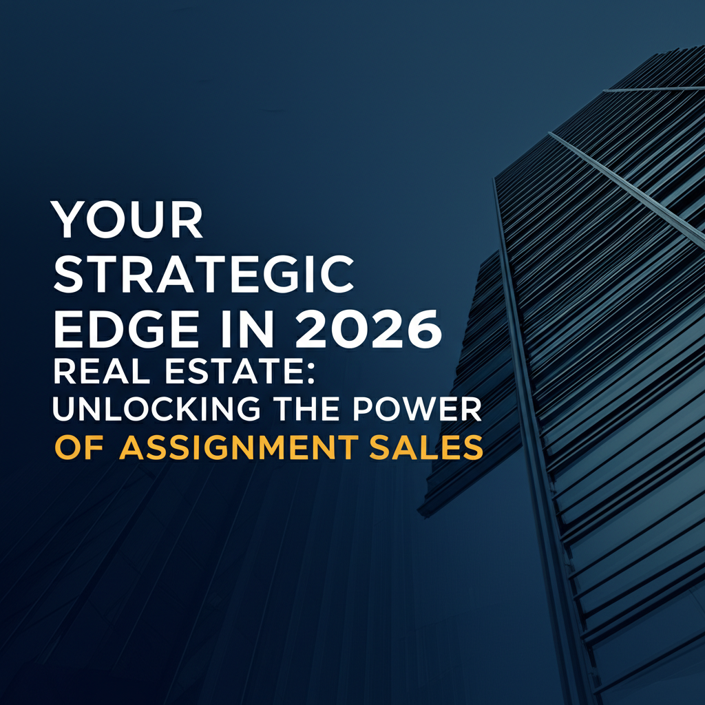 Your Strategic Edge in 2026 Real Estate: Unlocking the Power of Assignment Sales 3 Your Strategic Edge in 2026 Real Estate: Unlocking the Power of Assignment Sales