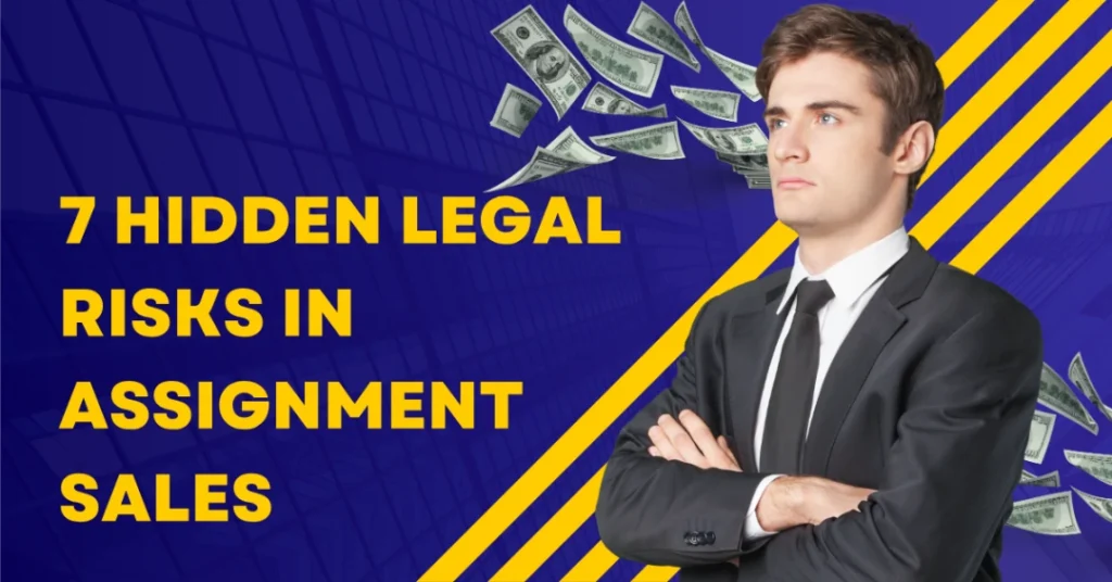 7 Hidden Legal Risks in Assignment Sales 3 Hidden Legal Risks in Assignment Sales